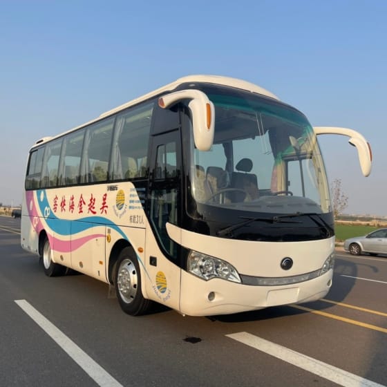 2013 8m yutong 31 seats used coach bus with airbag chassis and Euro 4 emission