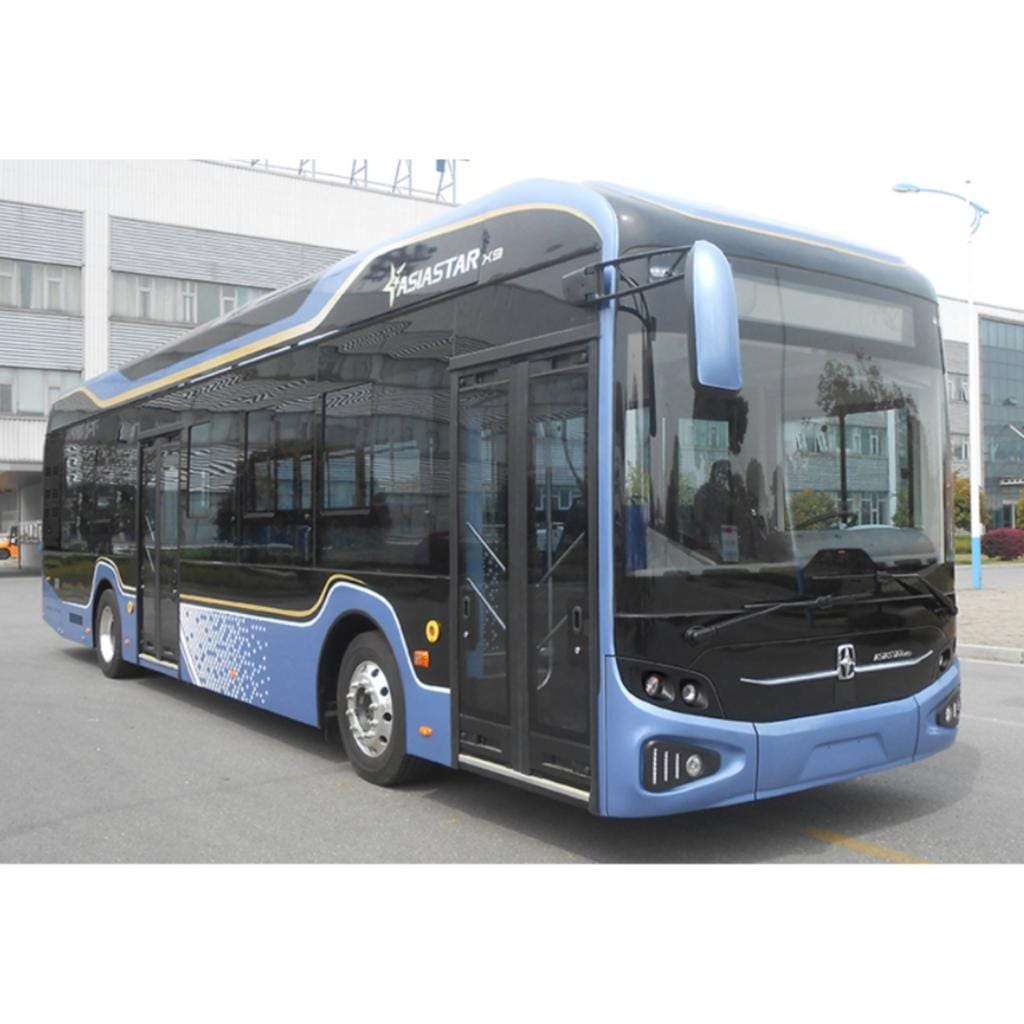 12m Asiastar New Electric City Bus with 338.4kWh CATL Battery