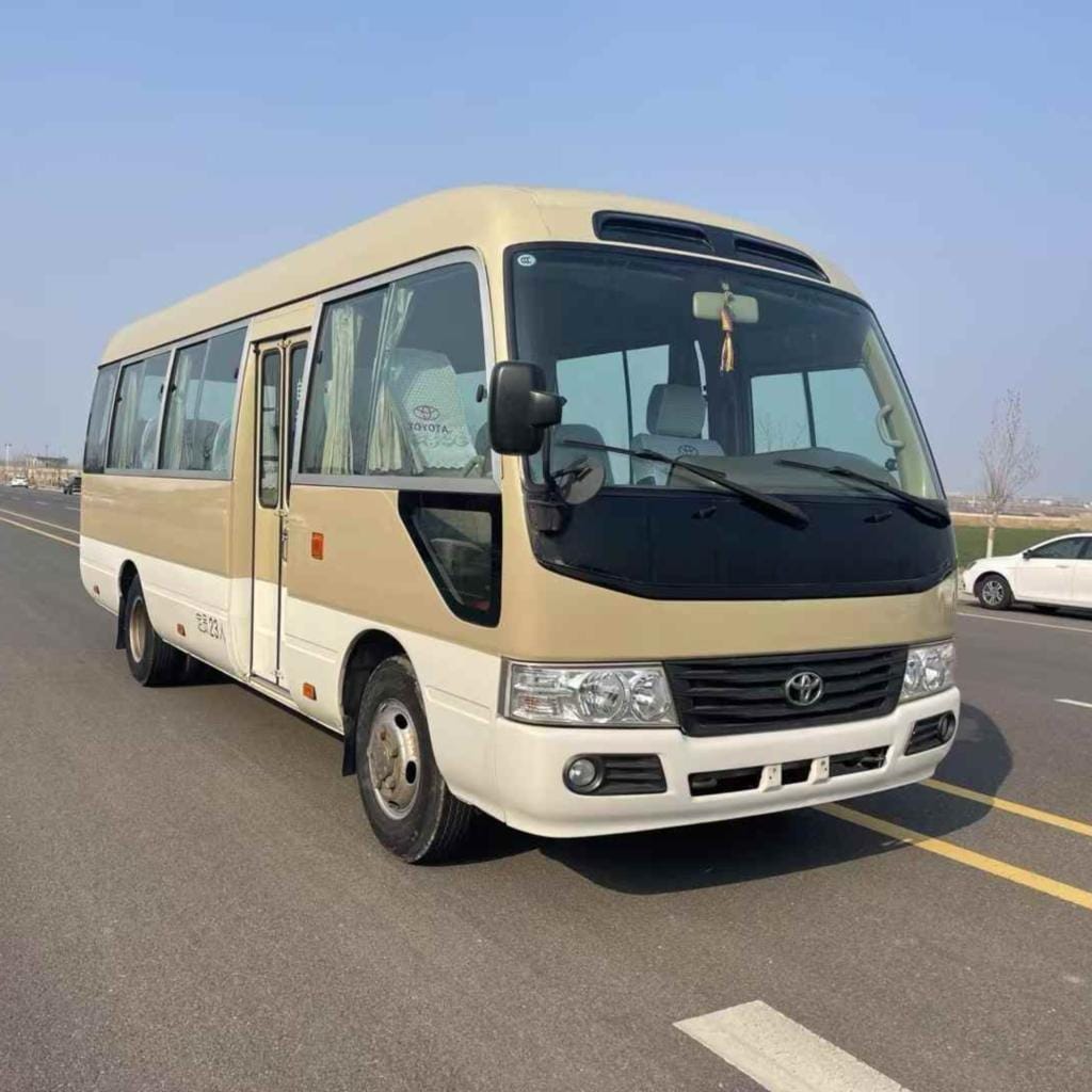 2013 Toyota Coaster 23 seats with Sliding windows & folding doors