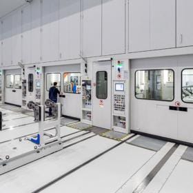 Automobile production stamping process